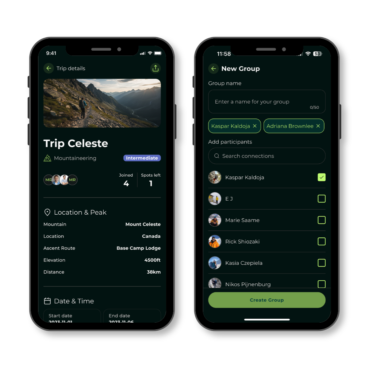 mymco app - chat and plan